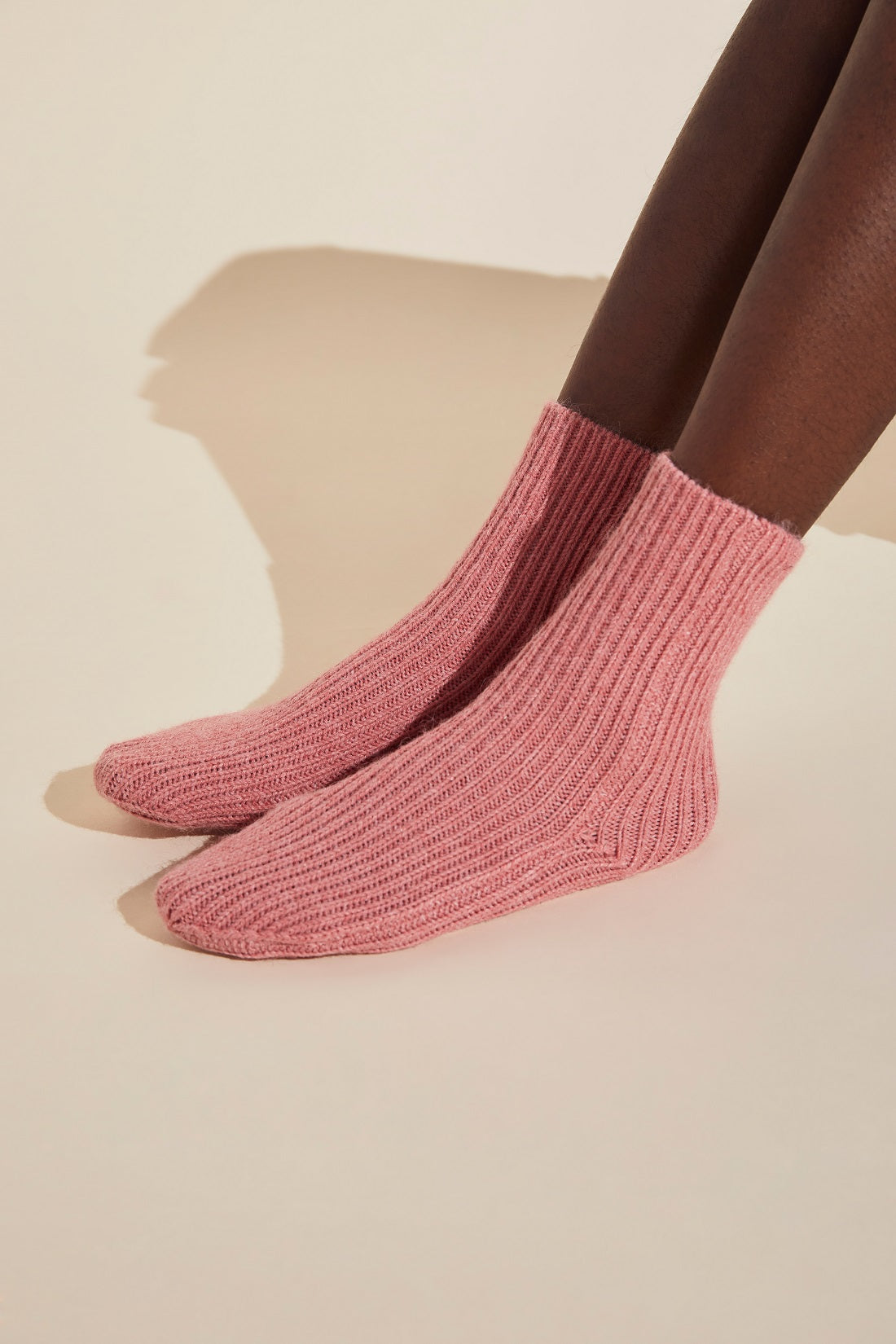 Cozy Ribbed Sock - La Rosa
